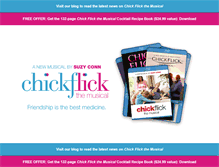 Tablet Screenshot of chickflickthemusical.com